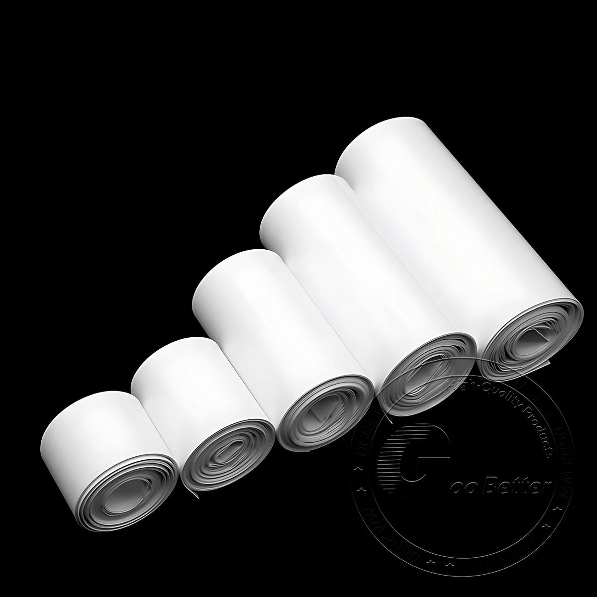 PVC Heat Shrink Tubing for Battery Packs — 7mm to 242mm, 10 Colors
