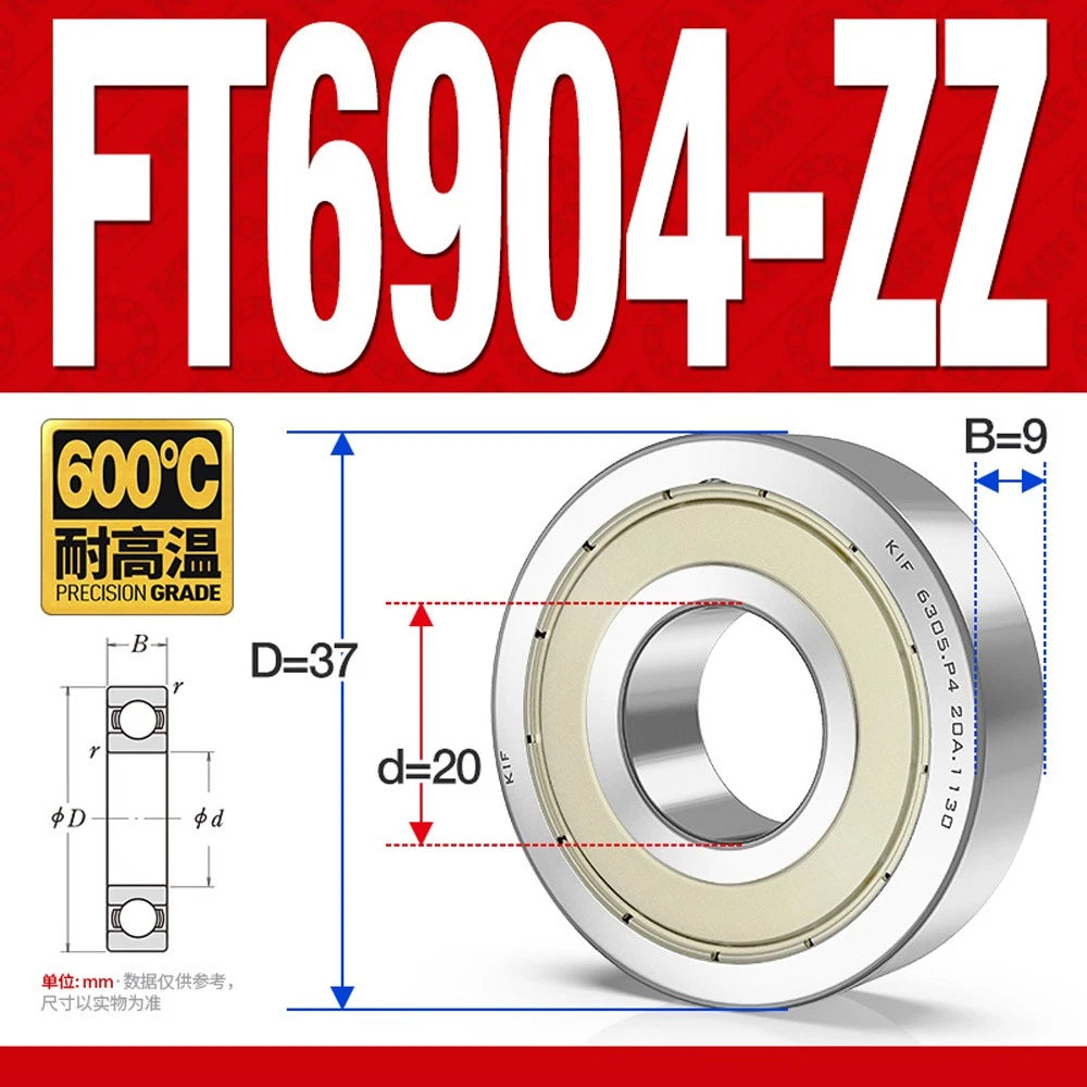 Deep Groove Ball Bearing Bearings Inner-Ø 10/12/15/17/20/25/30/35mm Various Size
