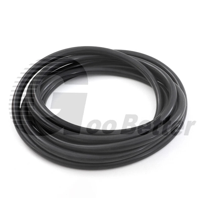 Black Food Grade Silicone Tube Hose Vacuum Tubing Pipe Soft Rubber ID 0.5-25mm