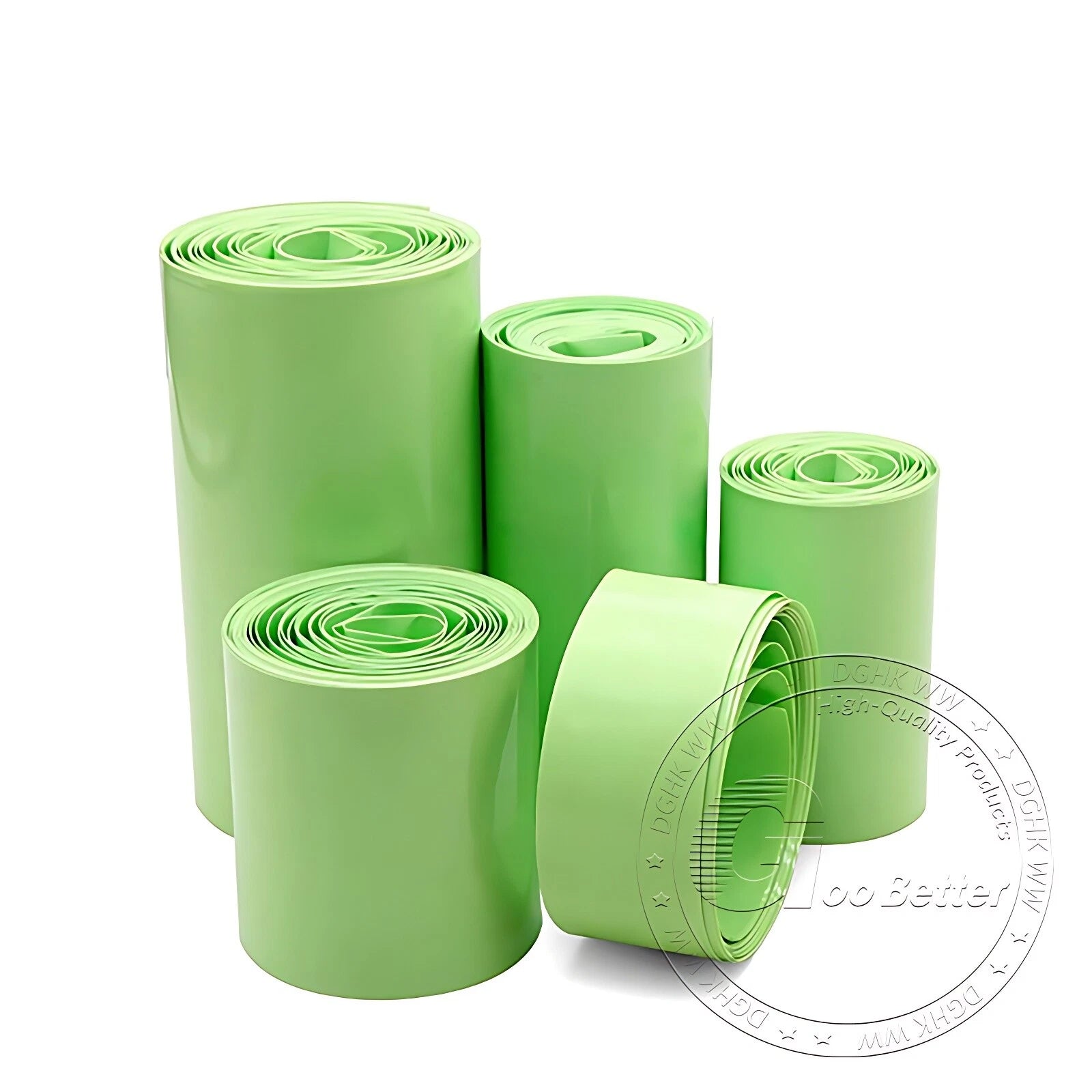 PVC Heat Shrink Tubing for Battery Packs — 7mm to 242mm, 10 Colors