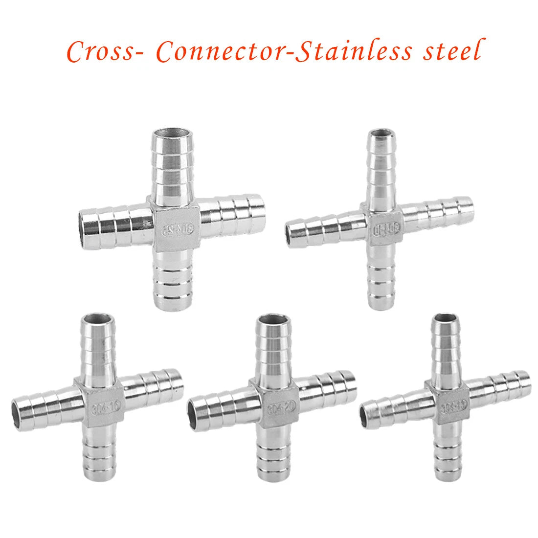 BSP Hose Barb Fittings — Brass & Stainless Steel, Male/Female Thread, Elbow, T, Y, Cross