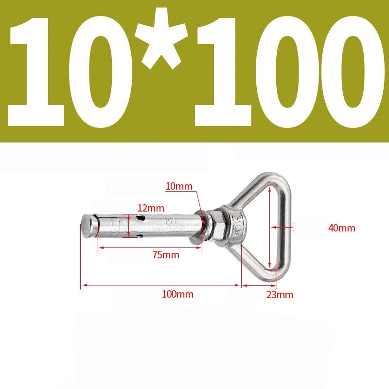 304 Stainless Steel Lifting Eye Ring Concrete Sleeve Anchor Bolts — M8 to M20 - HomeDIYer
