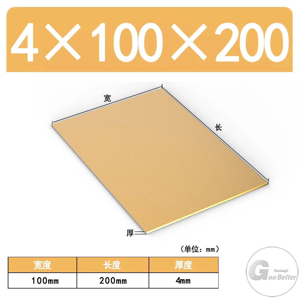 H62 Brass Sheet various sizes Thick 4mm to 10mm Models making, jewellery making