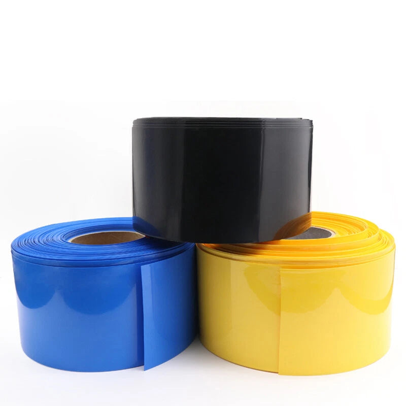 PVC Heat Shrink Tubing for RC Battery & 18650 Cells — 7mm to 120mm, Multicolor