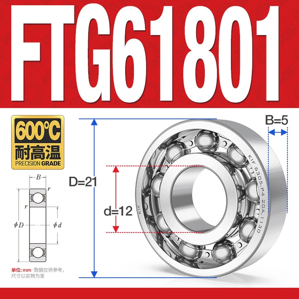 Deep Groove Ball Bearing Bearings Inner-Ø 10/12/15/17/20/25/30/35mm Various Size