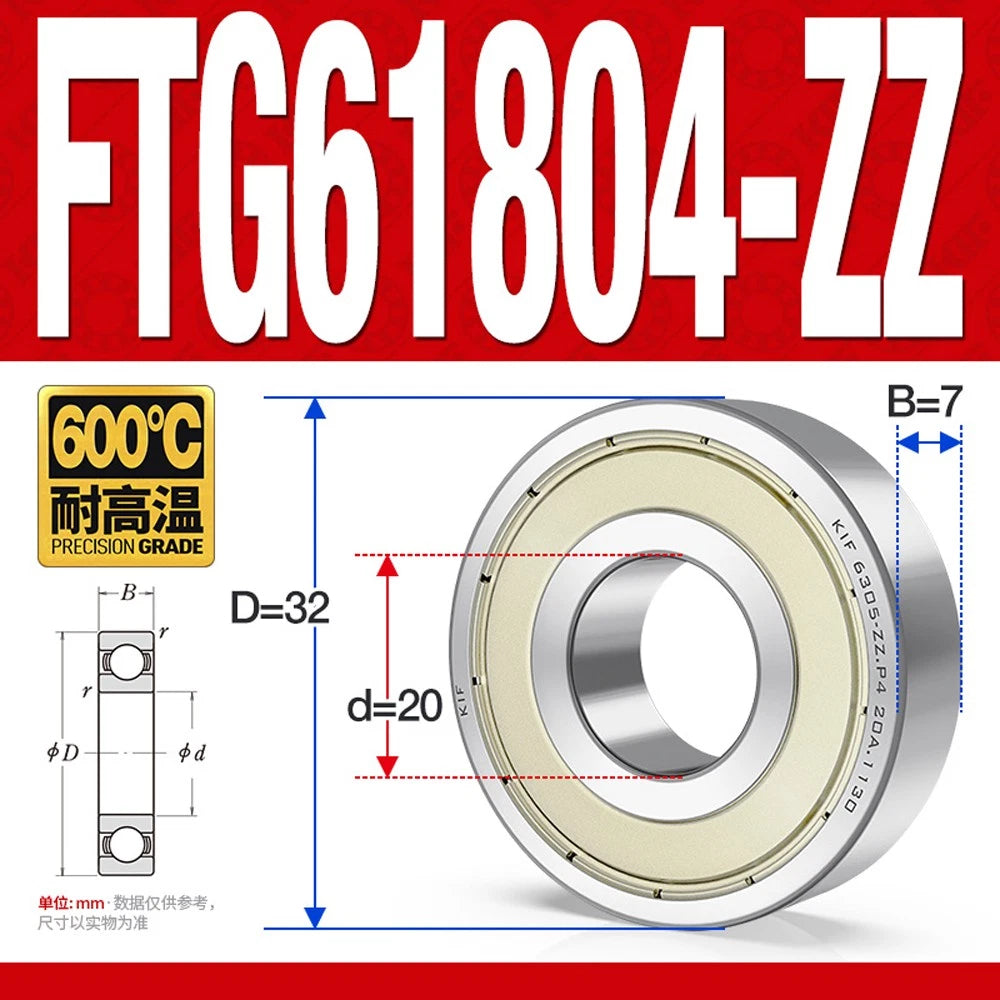 Deep Groove Ball Bearing Bearings Inner-Ø 10/12/15/17/20/25/30/35mm Various Size