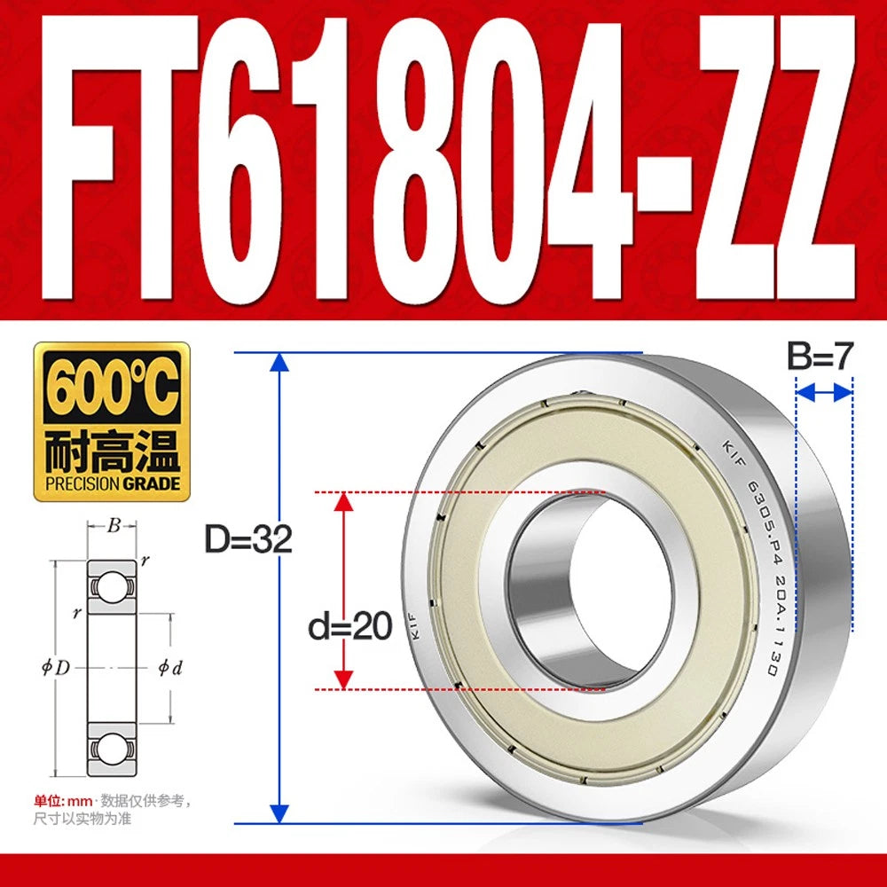 Deep Groove Ball Bearing Bearings Inner-Ø 10/12/15/17/20/25/30/35mm Various Size