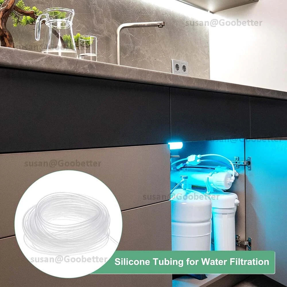 Clear Silicone Tubing — Food Grade Flexible Rubber Hose for Beer, Water & Medical Use | 0.3–50mm ID