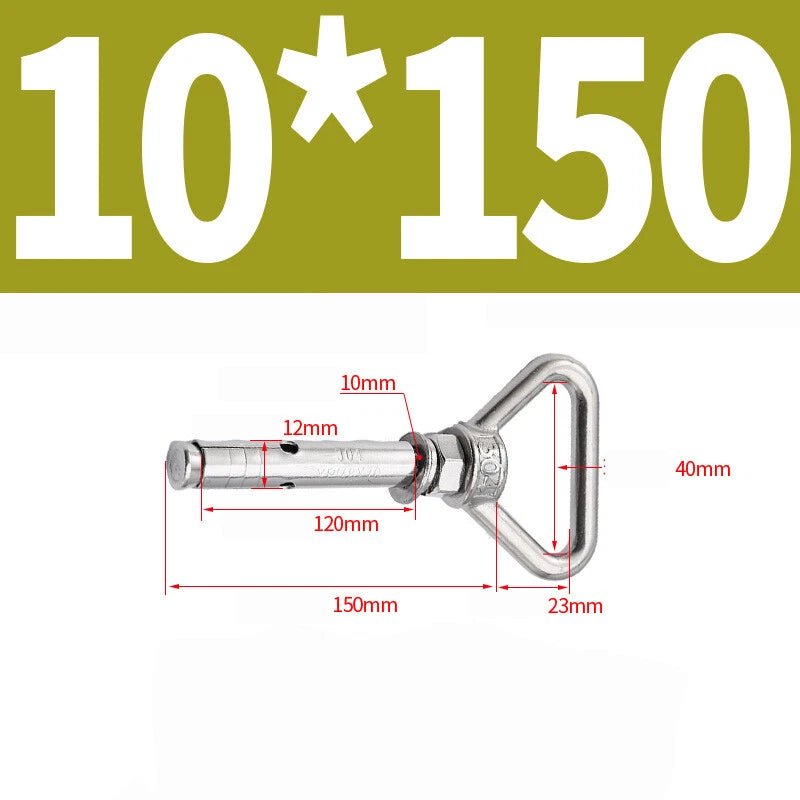 304 Stainless Steel Lifting Eye Ring Concrete Sleeve Anchor Bolts — M8 to M20 - HomeDIYer