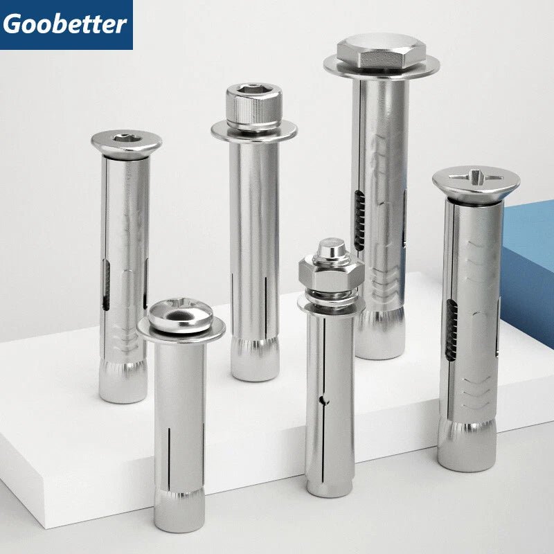 M6 M8 M10 M12 Stainless Steel Expansion Anchor Bolts — Hex, Socket & Phillips Head - HomeDIYer
