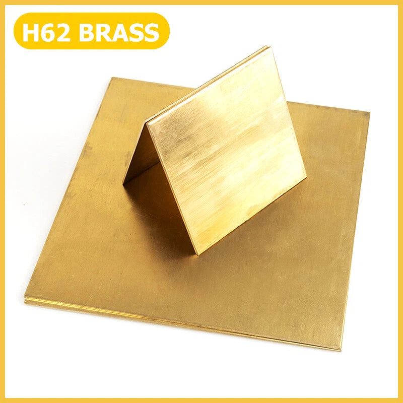 H62 Brass Sheet Plate Metal Strip Flat Bar 0.3mm-32mm Thick 10mm-300mm Length