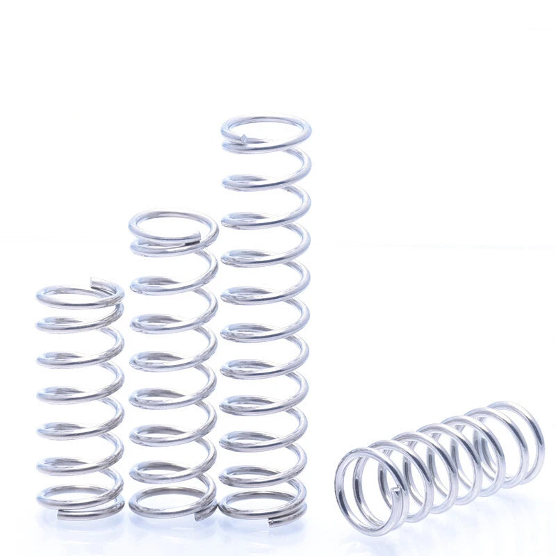 2mm Wire Dia Compression Spring 24-30mm Dia 10-200mm Length A2 Stainless Steel