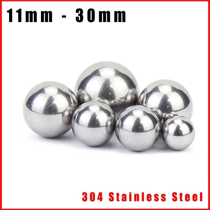 11mm To 30mm 304 Stainless Steel Ball Bearings Solid High Precision Round Balls