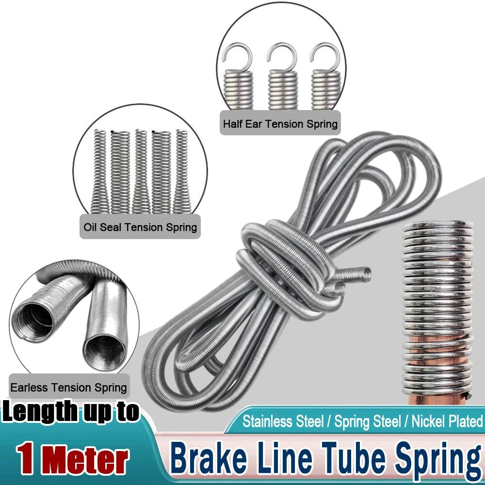 Stainless Steel Brake Line Protector Spring Gravel Guard Length up to 1000mm - HomeDIYer