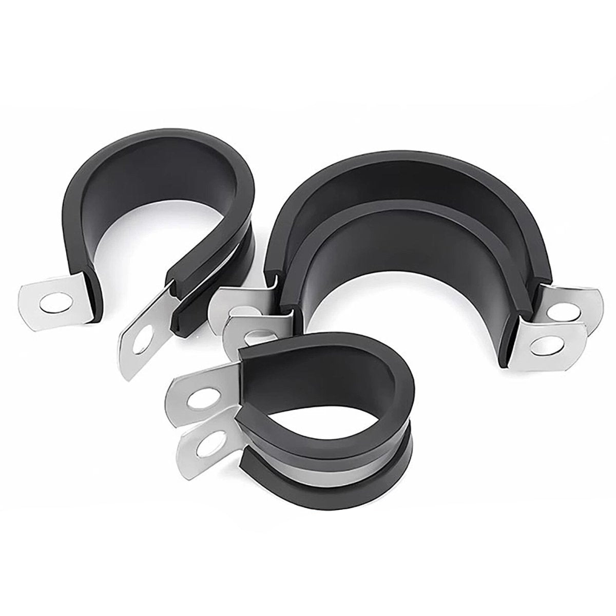 P CLIPS RUBBER LINED ZINC PLATED PK OF 1 **CHOOSE YOUR SIZE** GREAT PRICES - HomeDIYer