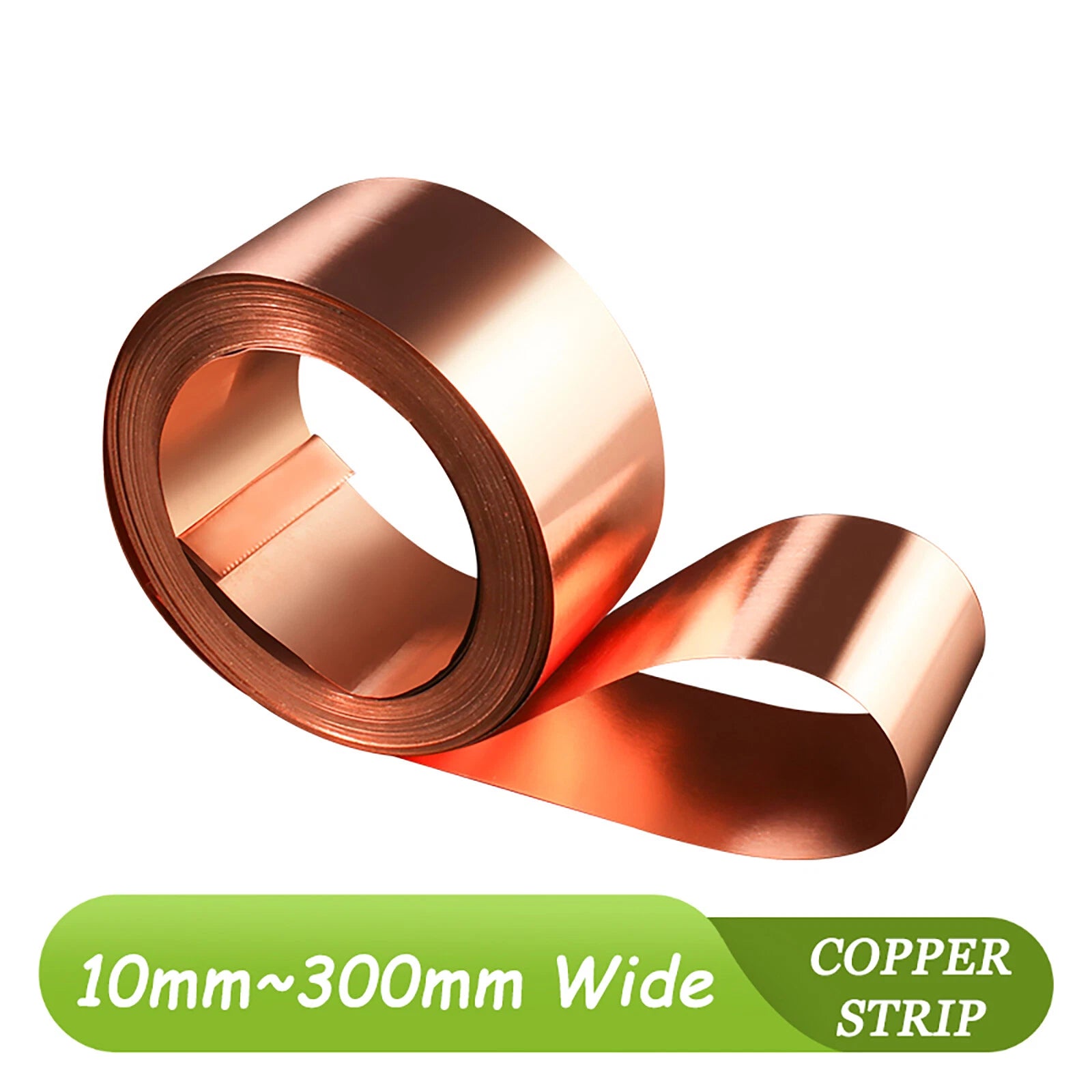 99.9% Pure Copper Sheet Roll Metal Foil Plate Strip 0.01-1mm Thick 10-300mm Wide