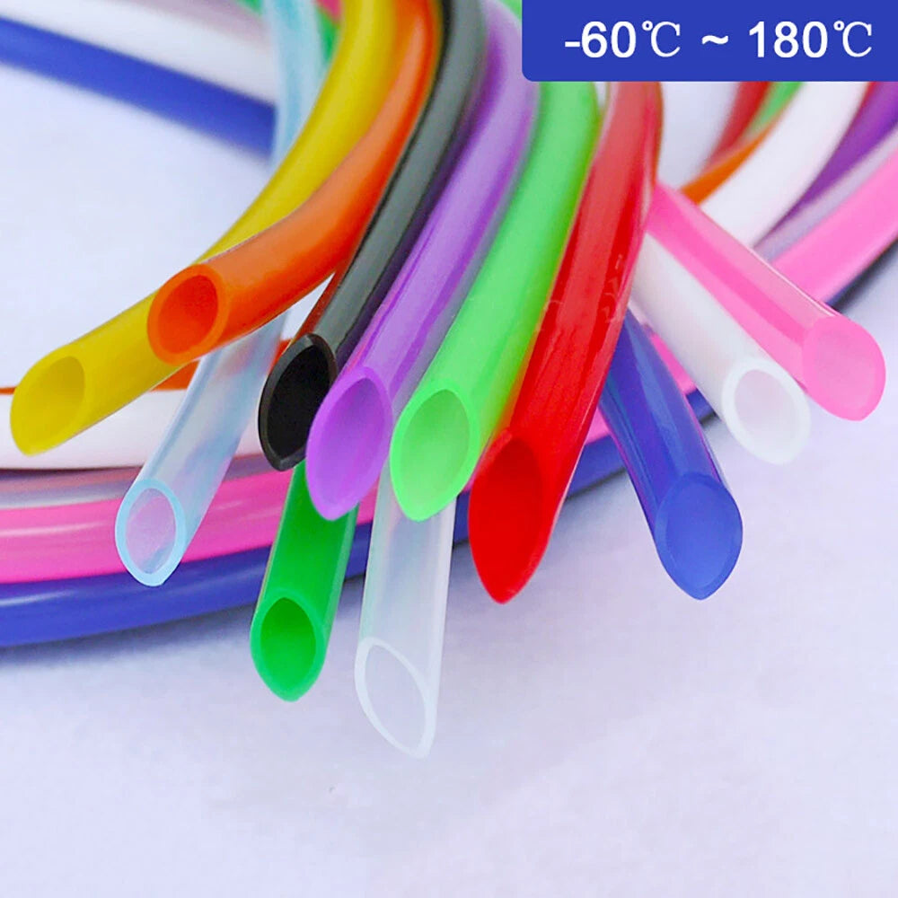 Food Grade Silicone Tubing 4mm ID x 6mm OD — Flexible Hose for Beer, Coffee & Water
