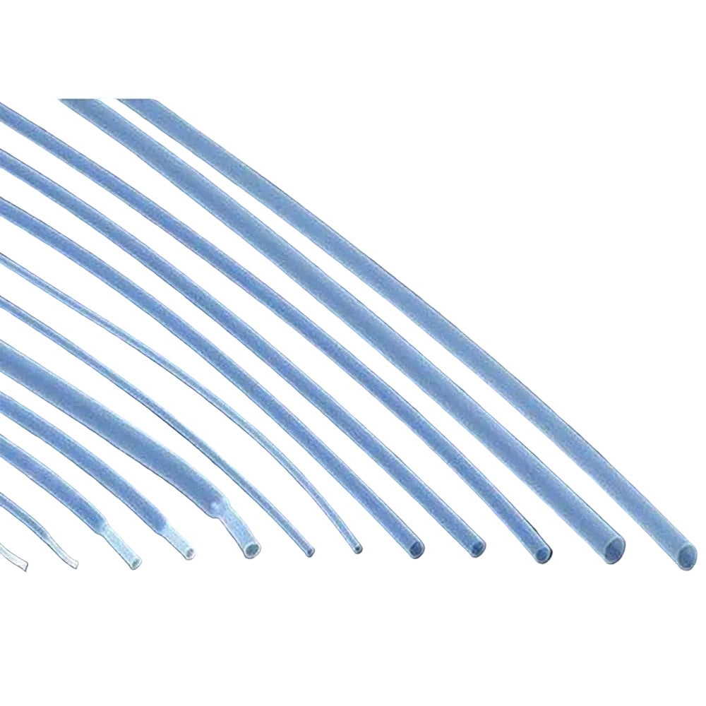 Transparent PTFE Heat Shrink Tubing — 0.5mm to 15mm, 1.7:1 Shrink Ratio