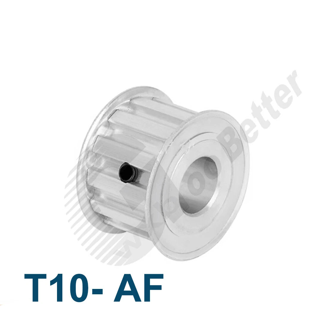 Timing Pulley T10 12T~20T for 20mm Belt Aluminum AF Shape Timing Pulley ID=8~30