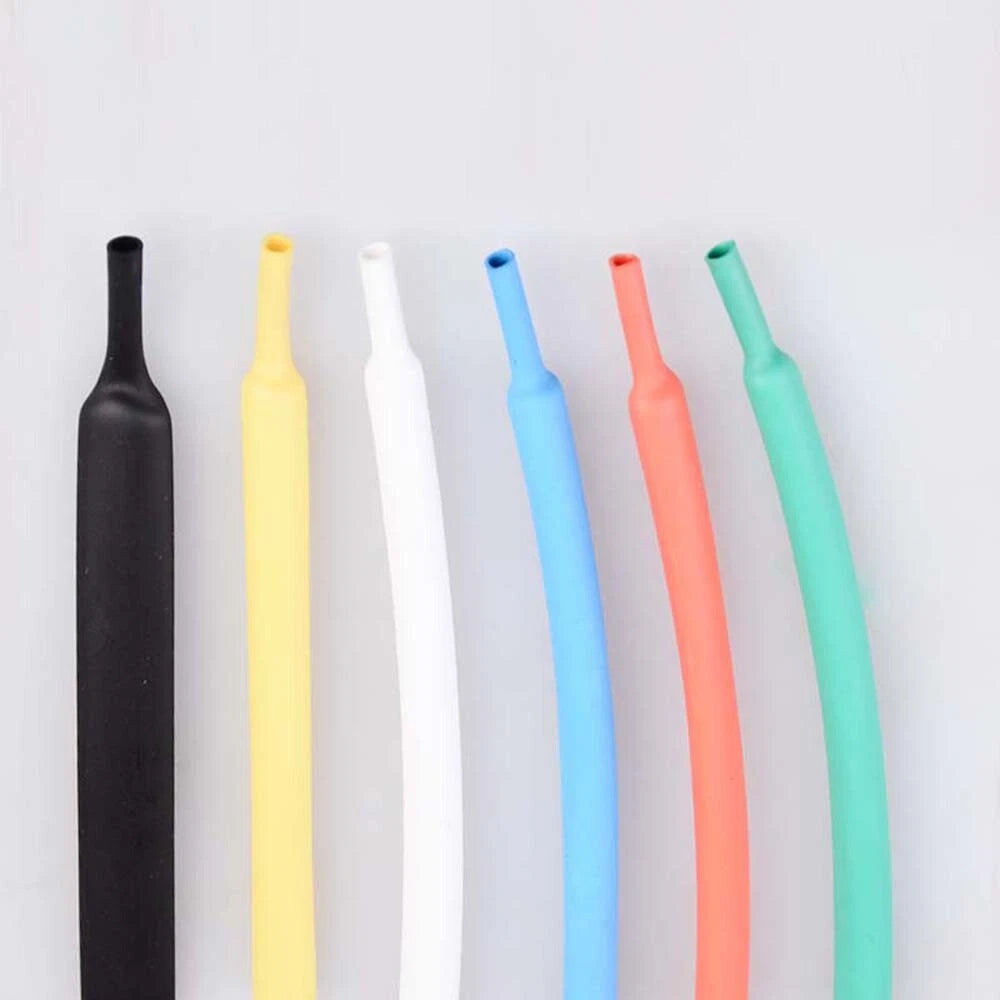 Heat Shrink Tubing 2:1 – Φ0.6mm to Φ5mm, 7 Colors, 1M/5M/10M Rolls