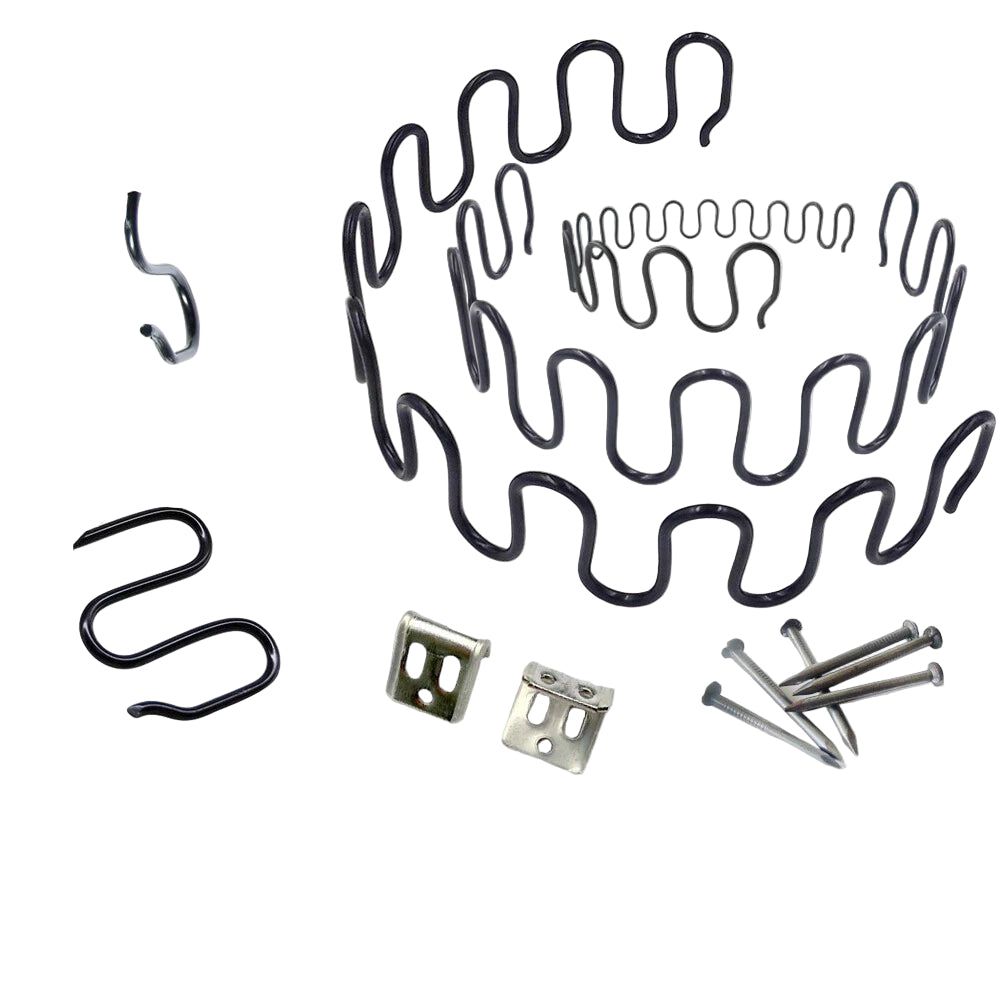 8 gauge Upholstery Zig Zag Springs (No Sag Spring ) - DIY Sofa Chair Repair Kit - HomeDIYer