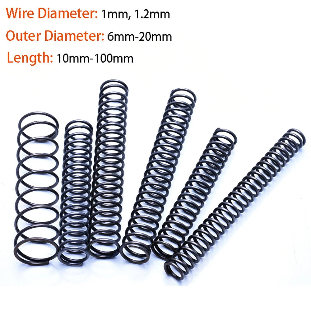 Compression Spring Various 1-1.2mm Diameter & 6-20mm Length Pressure Small