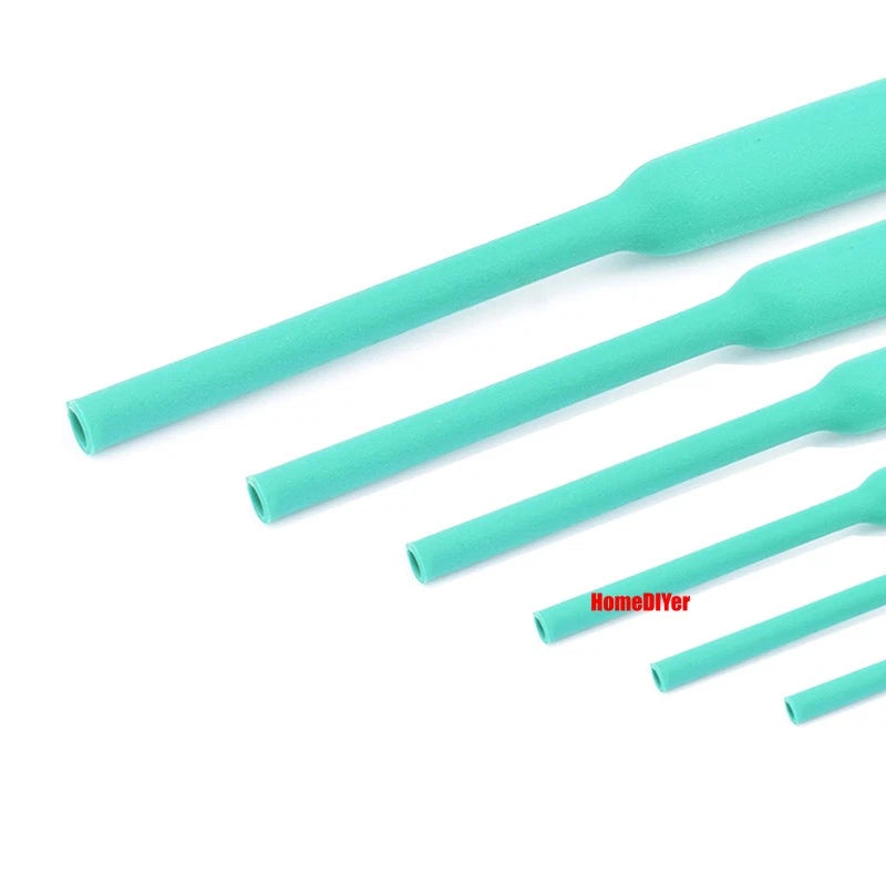 2:1 Heat Shrink Tubing — Electrical Wire Sleeving, Φ1mm–12mm, Clear/White/Red/Green