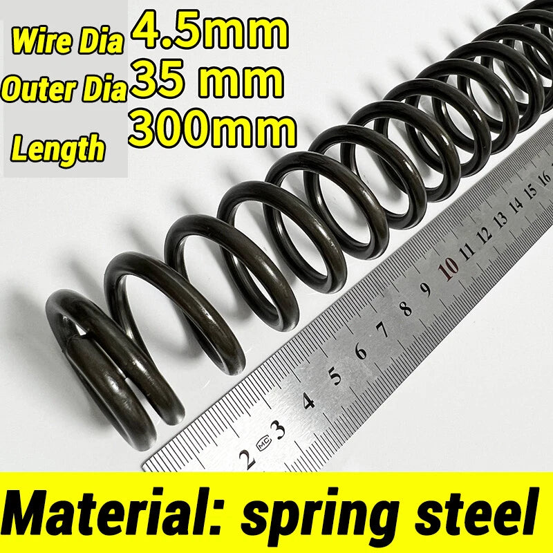 Compression Spring 4-5mm Wire dia 40-80mm Diameter & 300mm Length Pressure Small