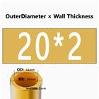 H62 Brass Round Tube Pipe Hollow Tube OD 0.8mm 0.9mm 1mm-30mm Length 200mm 500mm