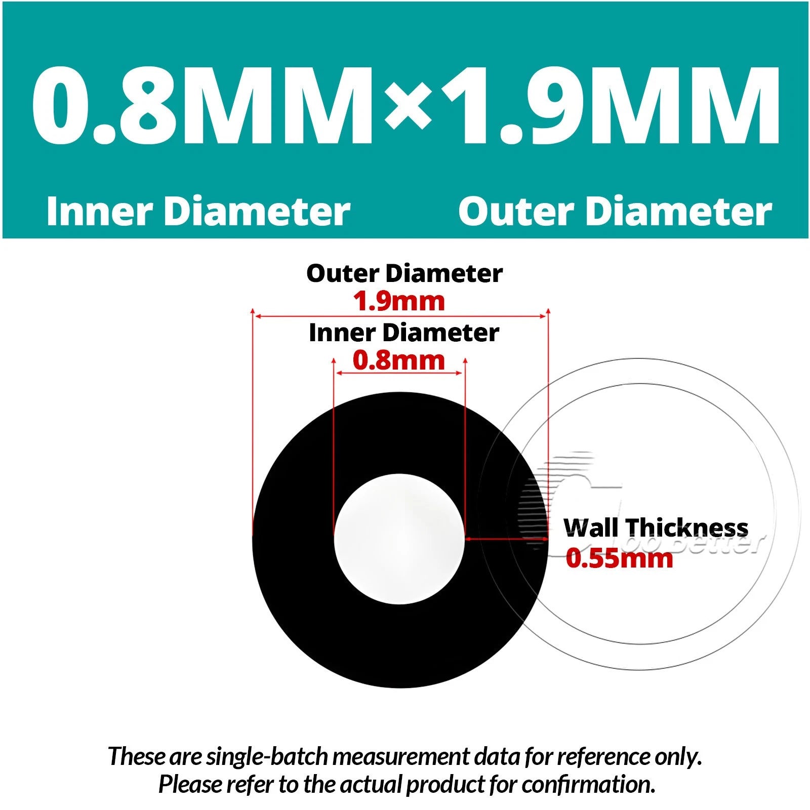 Black Silicone Rubber Tube – ID 0.5–60mm × OD 1–68mm Flexible Hose Pipe