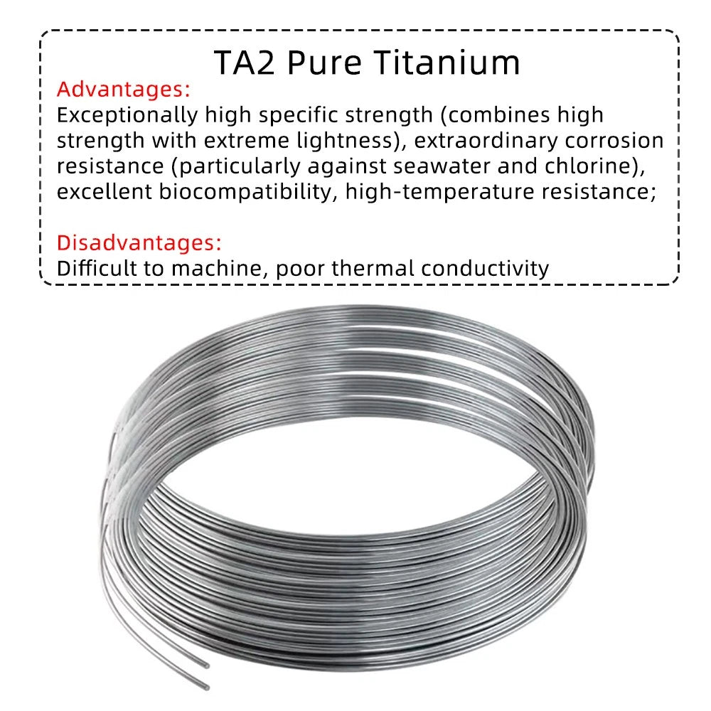 Craft Wire Stainless Steel-Brass-Copper-Aluminium-Titanium Metal Wires