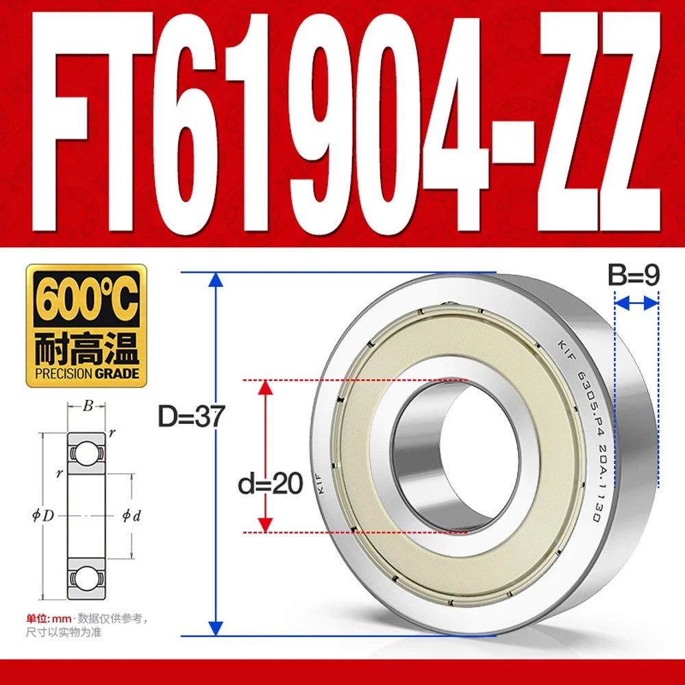 Deep Groove Ball Bearing Bearings Inner-Ø 10/12/15/17/20/25/30/35mm Various Size