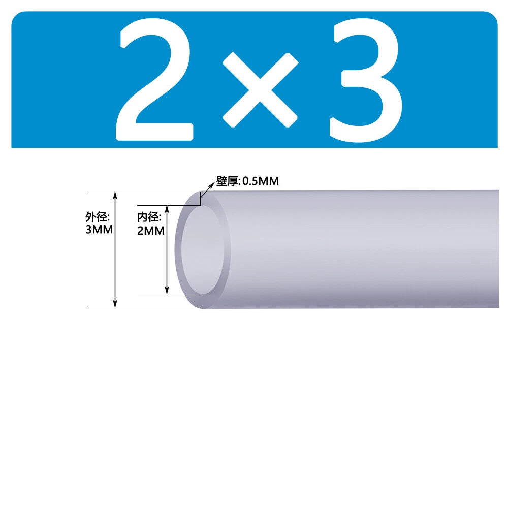 Food Grade Clear Silicone Tube Beer Milk Hose Pipe Soft Rubber ID 0.5mm - 38mm