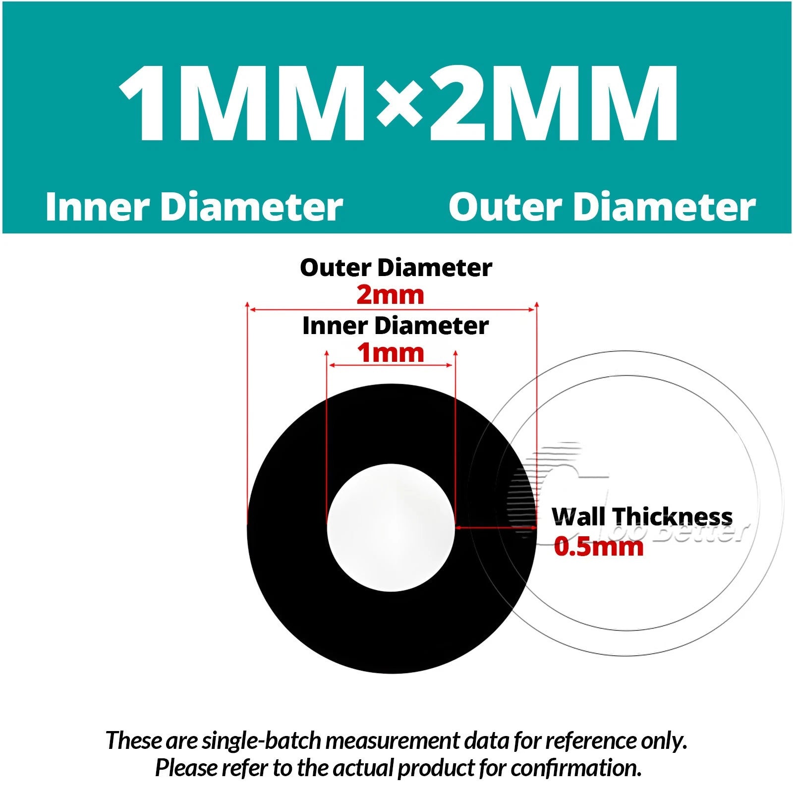 Black Silicone Rubber Tube – ID 0.5–60mm × OD 1–68mm Flexible Hose Pipe