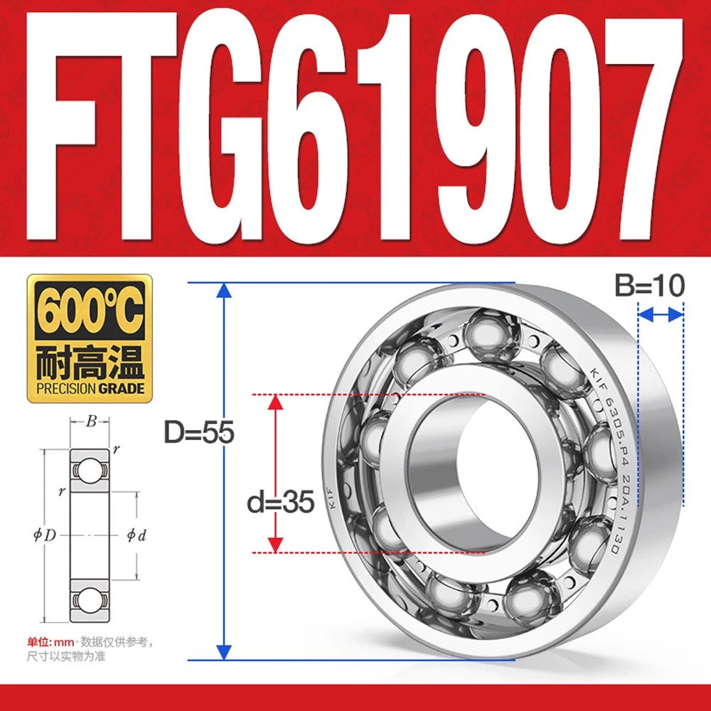 Deep Groove Ball Bearing Bearings Inner-Ø 10/12/15/17/20/25/30/35mm Various Size