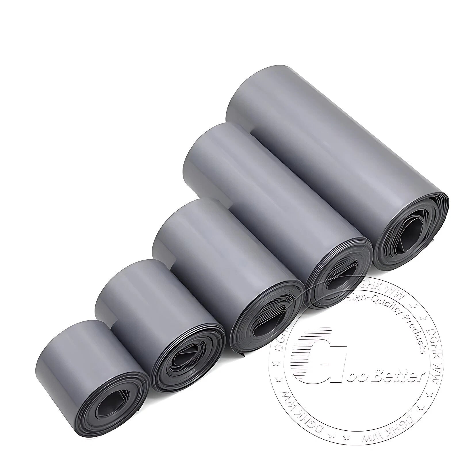 PVC Heat Shrink Tubing for Battery Packs — 7mm to 242mm, 10 Colors