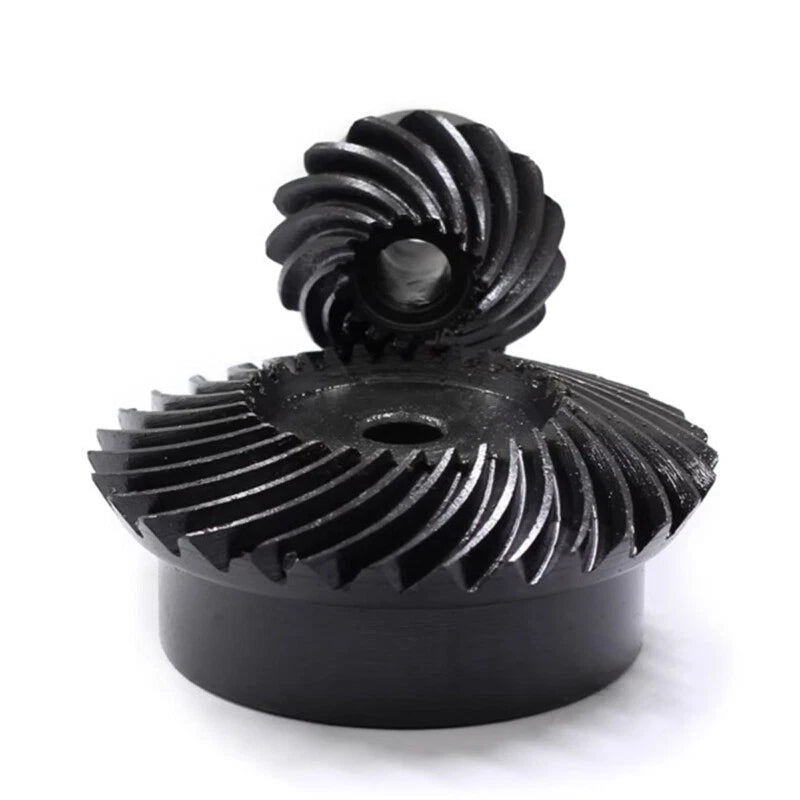 1 Set 1/1.5/2/2.5/3/4/5/6 Mod Umbrella Spiral Bevel Gear Helical 90° 45# steel
