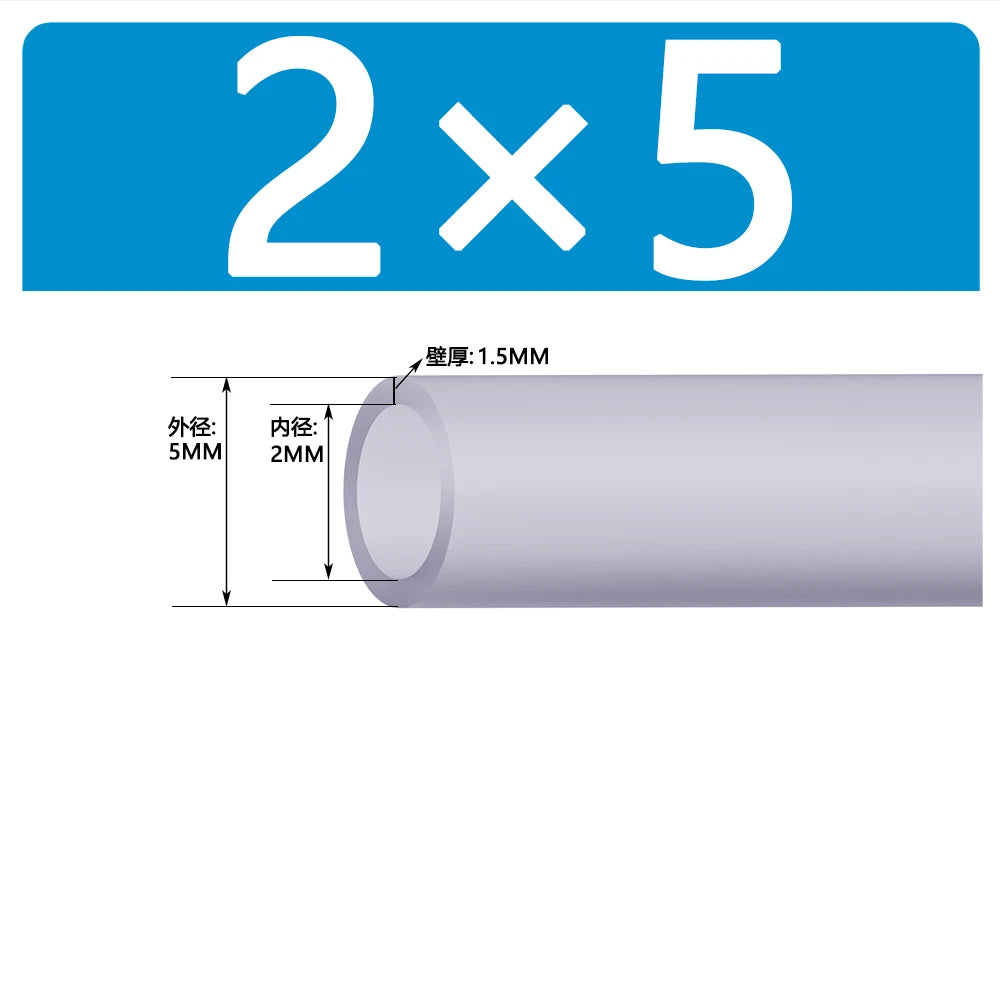 Food Grade Clear Silicone Tube Beer Milk Hose Pipe Soft Rubber ID 0.5mm - 38mm