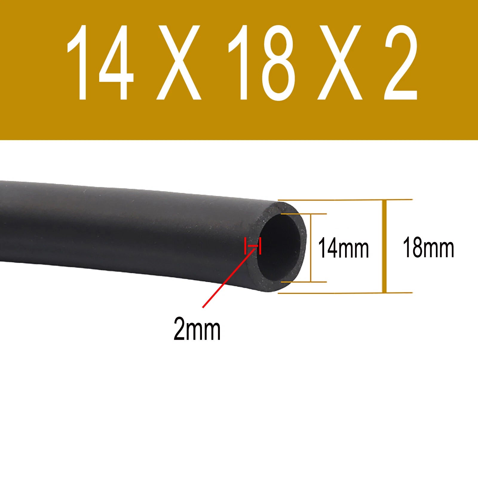 FKM Rubber Reinforced Fuel Hose Unleaded Petrol Diesel Oil Line Fuel Pipe 2~38mm