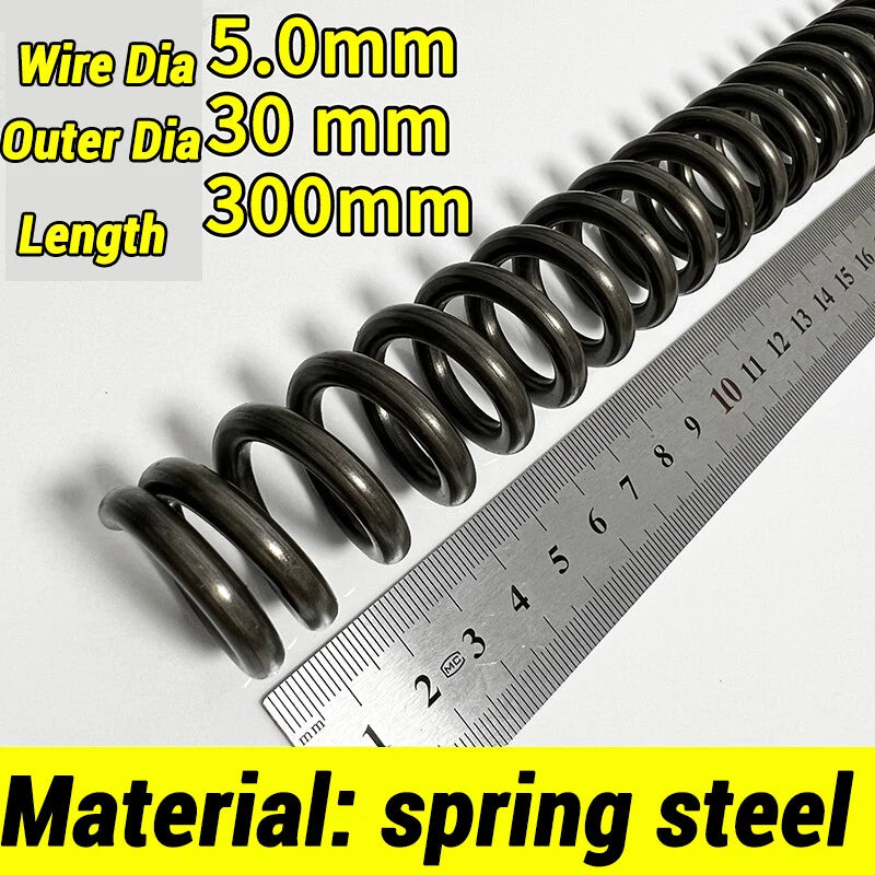 Compression Spring 4-5mm Wire dia 40-80mm Diameter & 300mm Length Pressure Small