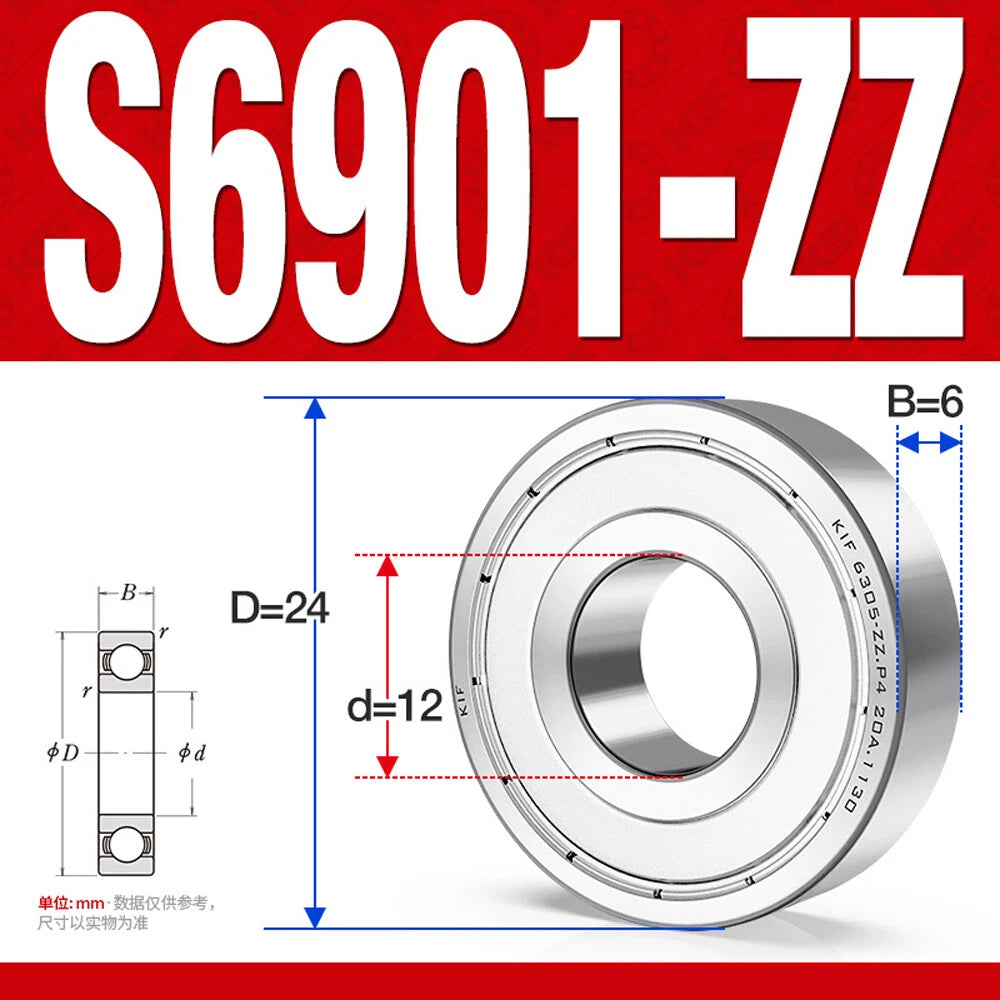 6900 6901 6902 9603 6905~6910 Stainless Steel Deep Groove Ball Bearing Bearings