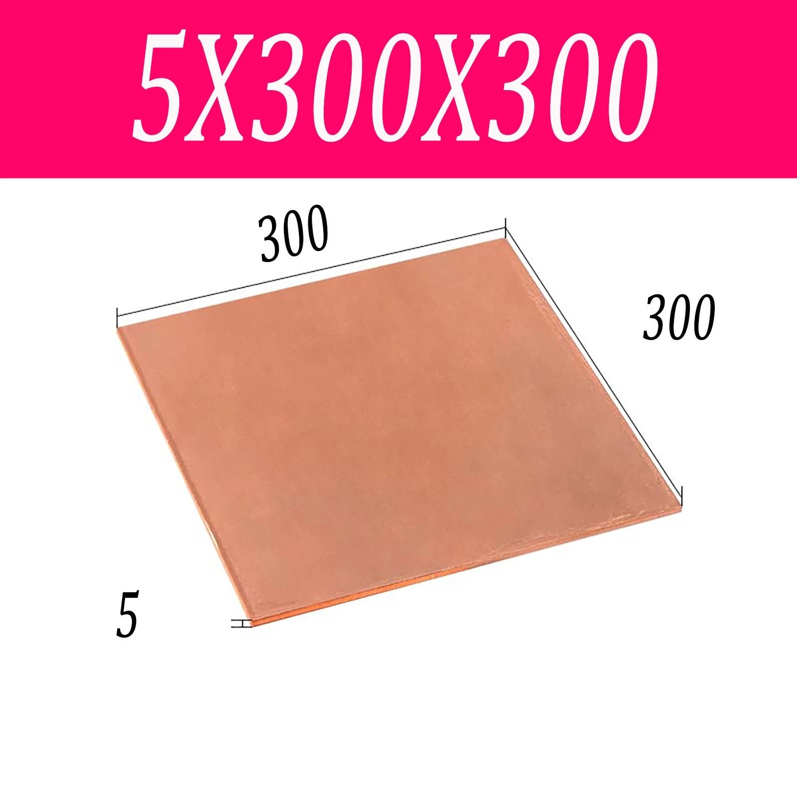 Copper Sheet T2 99.9% Pure Cu Metal Sheet Flat Stock Plate Thick 0.5mm-10mm