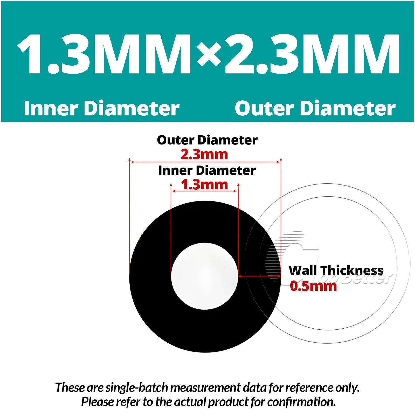 Black Silicone Rubber Tube – ID 0.5–60mm × OD 1–68mm Flexible Hose Pipe