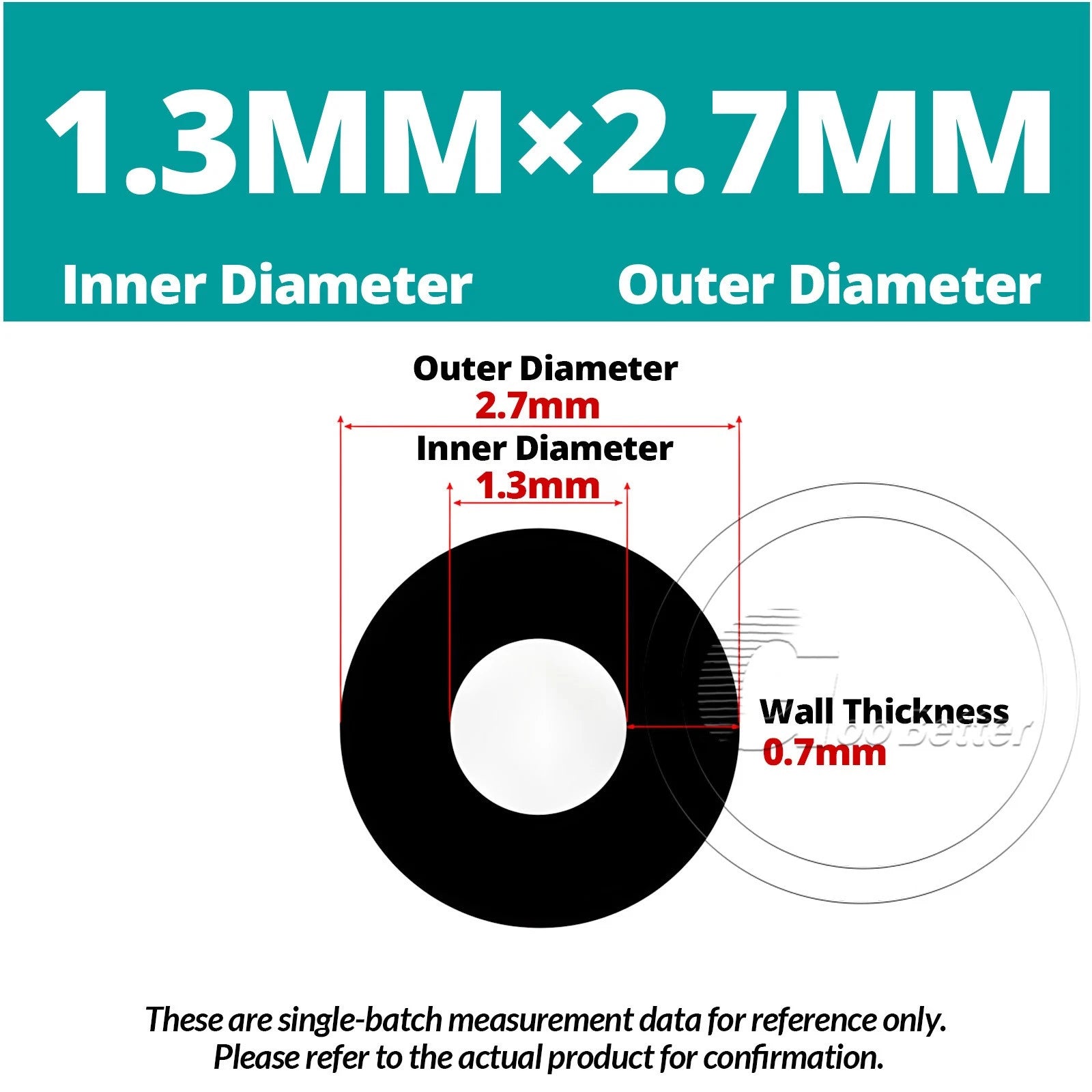 Black Silicone Rubber Tube – ID 0.5–60mm × OD 1–68mm Flexible Hose Pipe