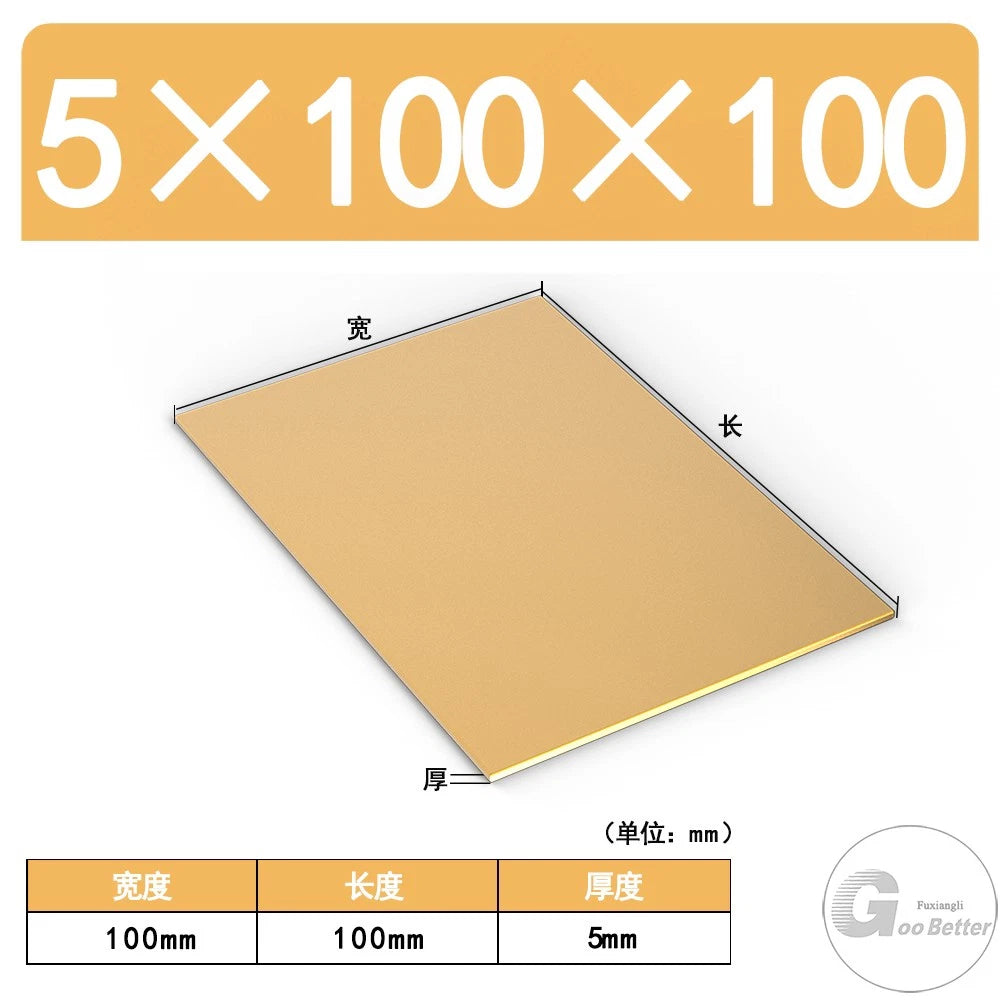 H62 Brass Sheet various sizes Thick 4mm to 10mm Models making, jewellery making
