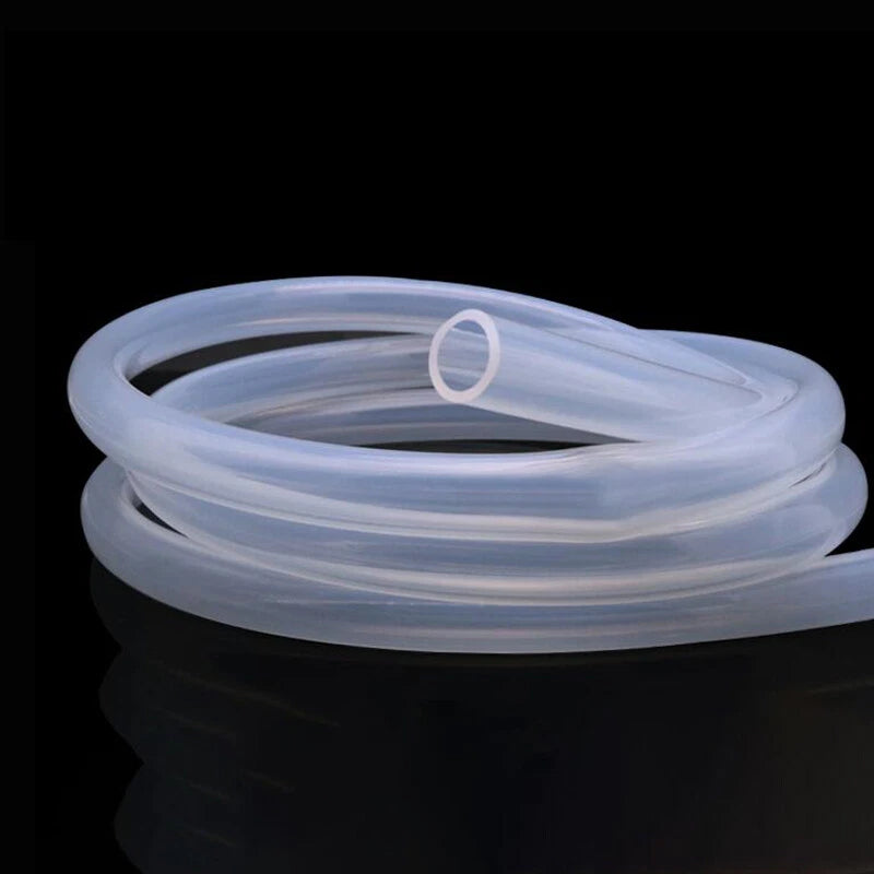 Food Grade Silicone Tubing — Transparent Rubber Hose ID 0.5–60mm for Brewing, Milk & Fluid Transfer