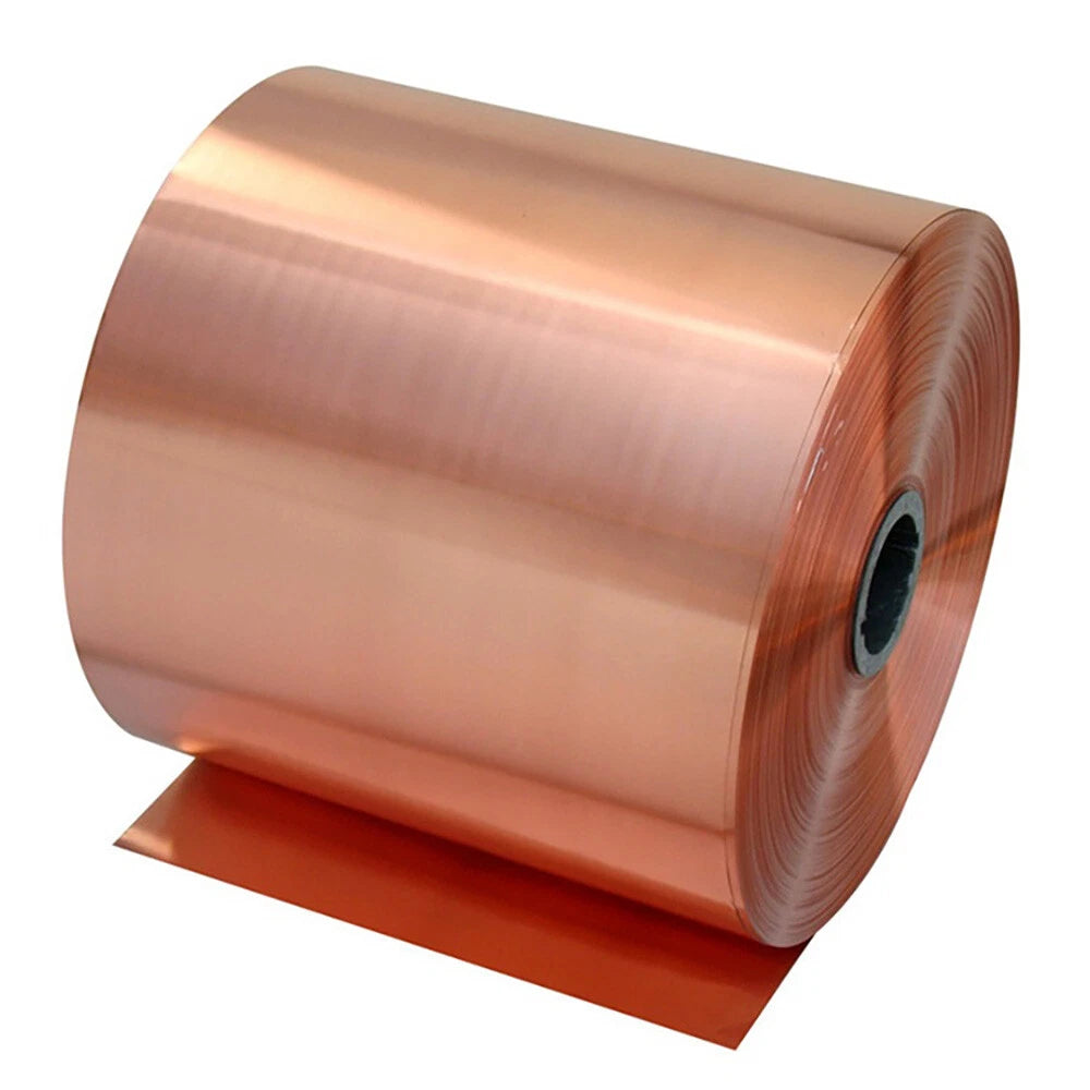 99.9% Pure Copper Cu Thin Metal Sheet Roll Foil Plate Strip T2 Thick 0.01mm-1mm