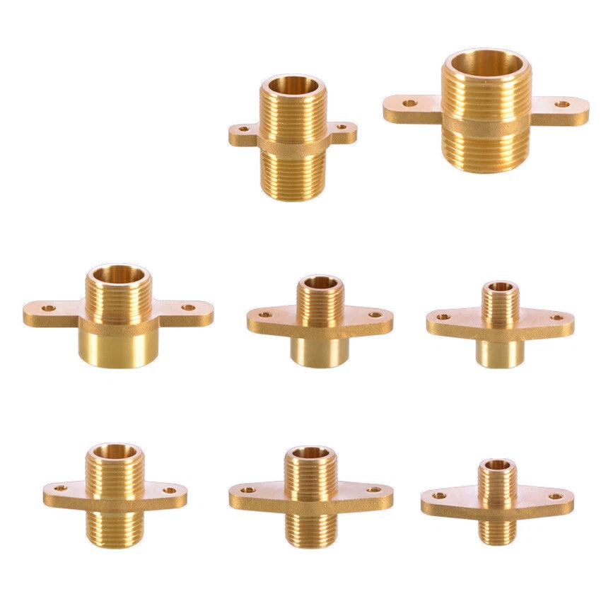 BSP Brass Pipe Fitting Connector Adapter – Flange Fixed, Female/Male Thread