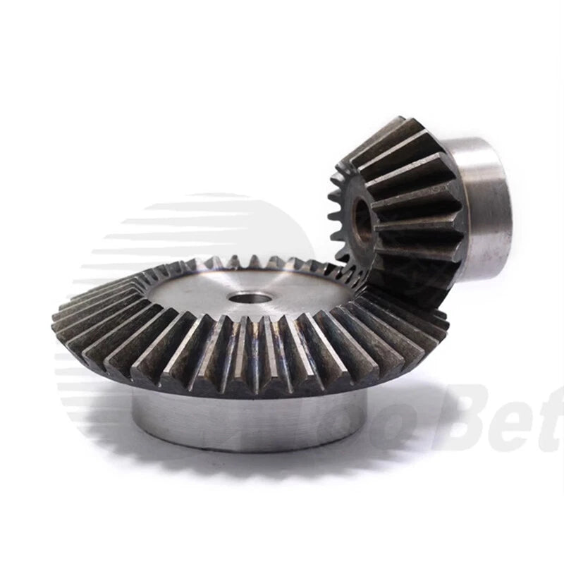 Bevel Gear Set Mod 1.5 2 2.5 3 Steel 1:2 Pairing 15/30 16/32 18/36 20/40 Tooth