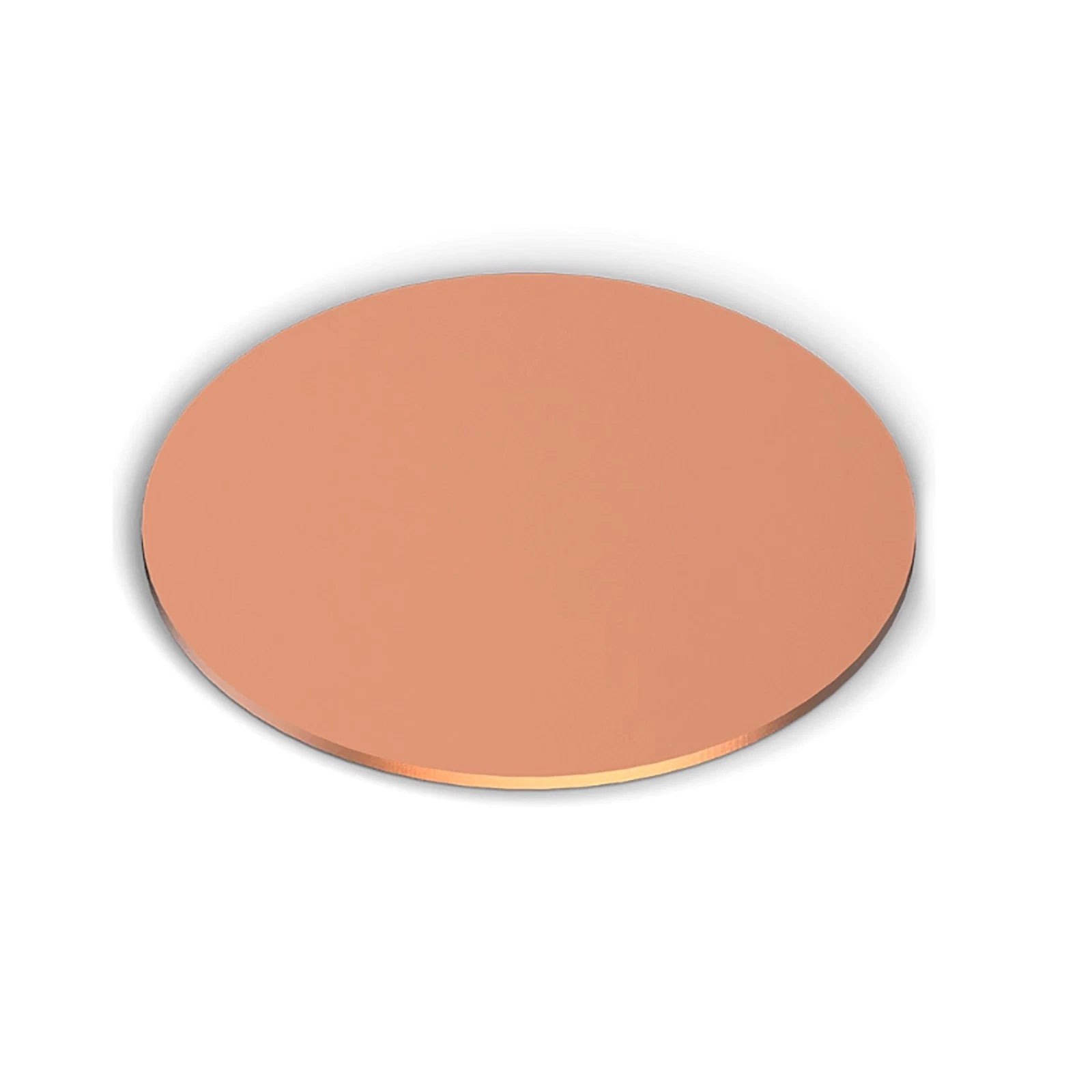 1mm Thick T2 Copper Round Plate Blank Solid Metal Sheet Discs 87mm Diameter